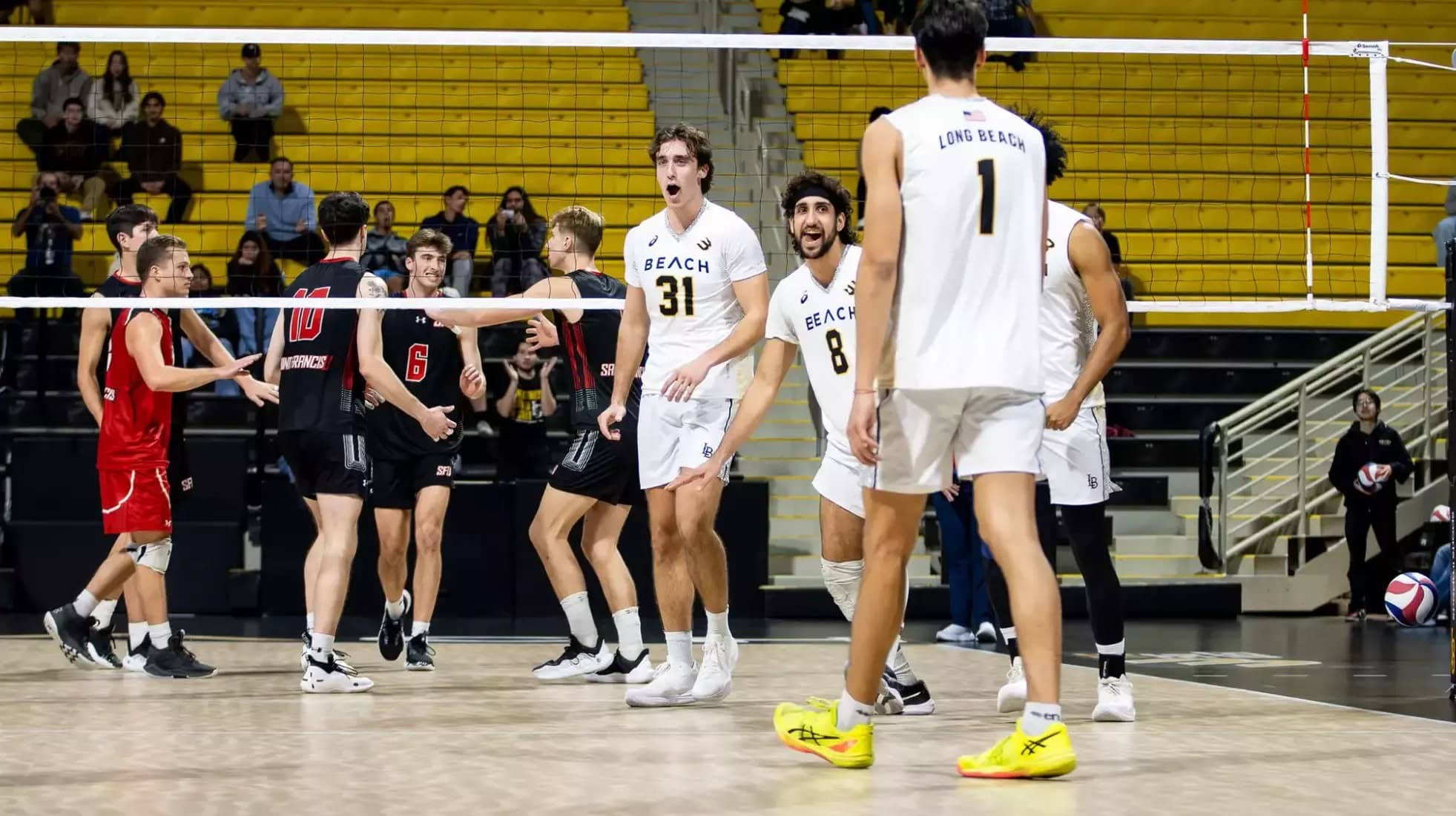 Long Beach State is No. 1 in the AVCA National Collegiate MVB Poll for the week of