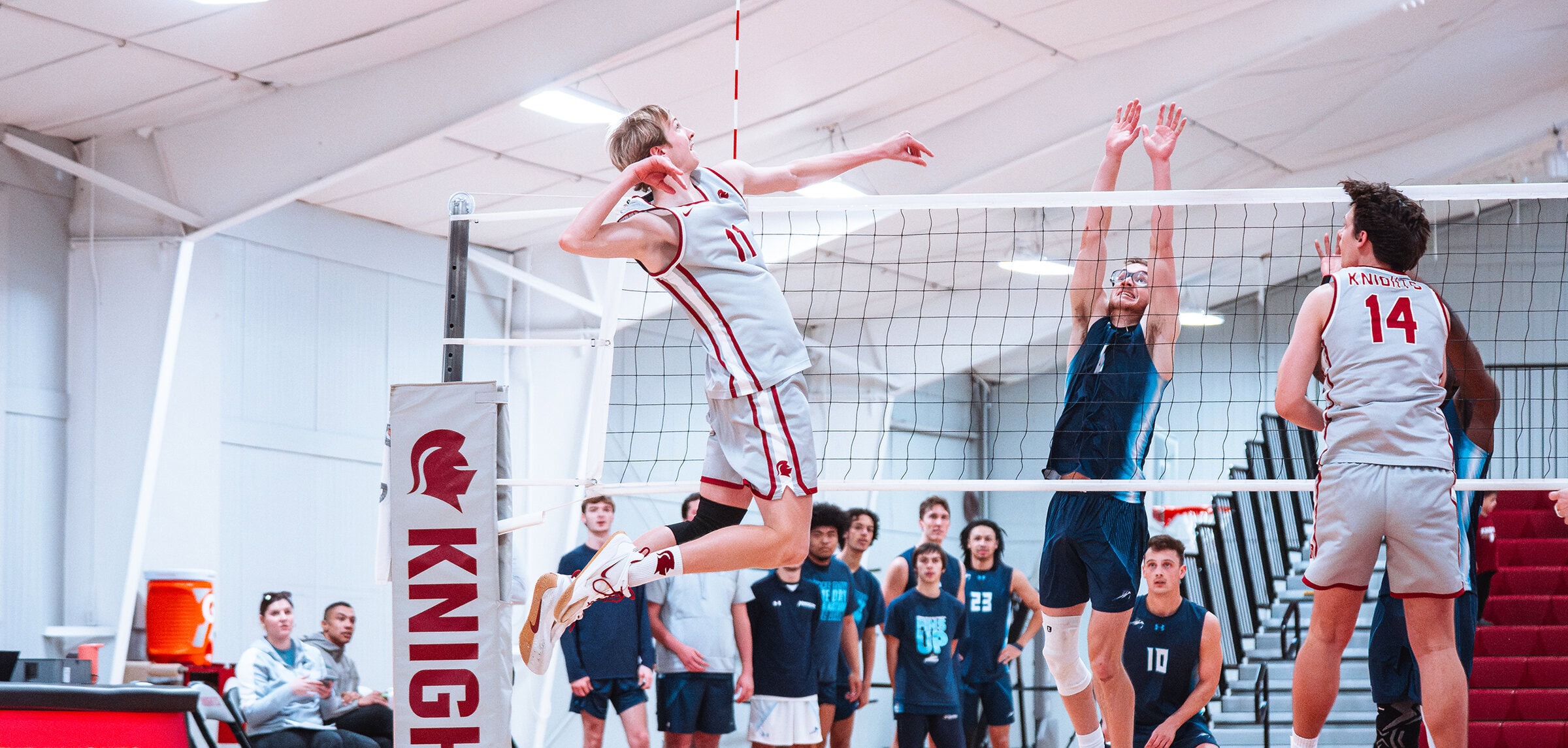 Christian Sheaffer of Southern Virginia is the 2025 AVCA Division III Men's Volleyball Player of the Year.