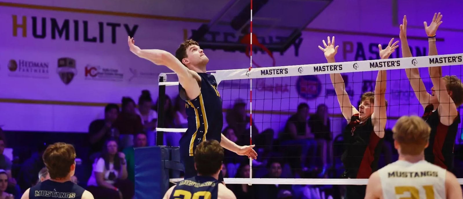 Braden Groningen of The Master's University is the 2025 AVCA Player of the Year for NAIA men's volleyball.