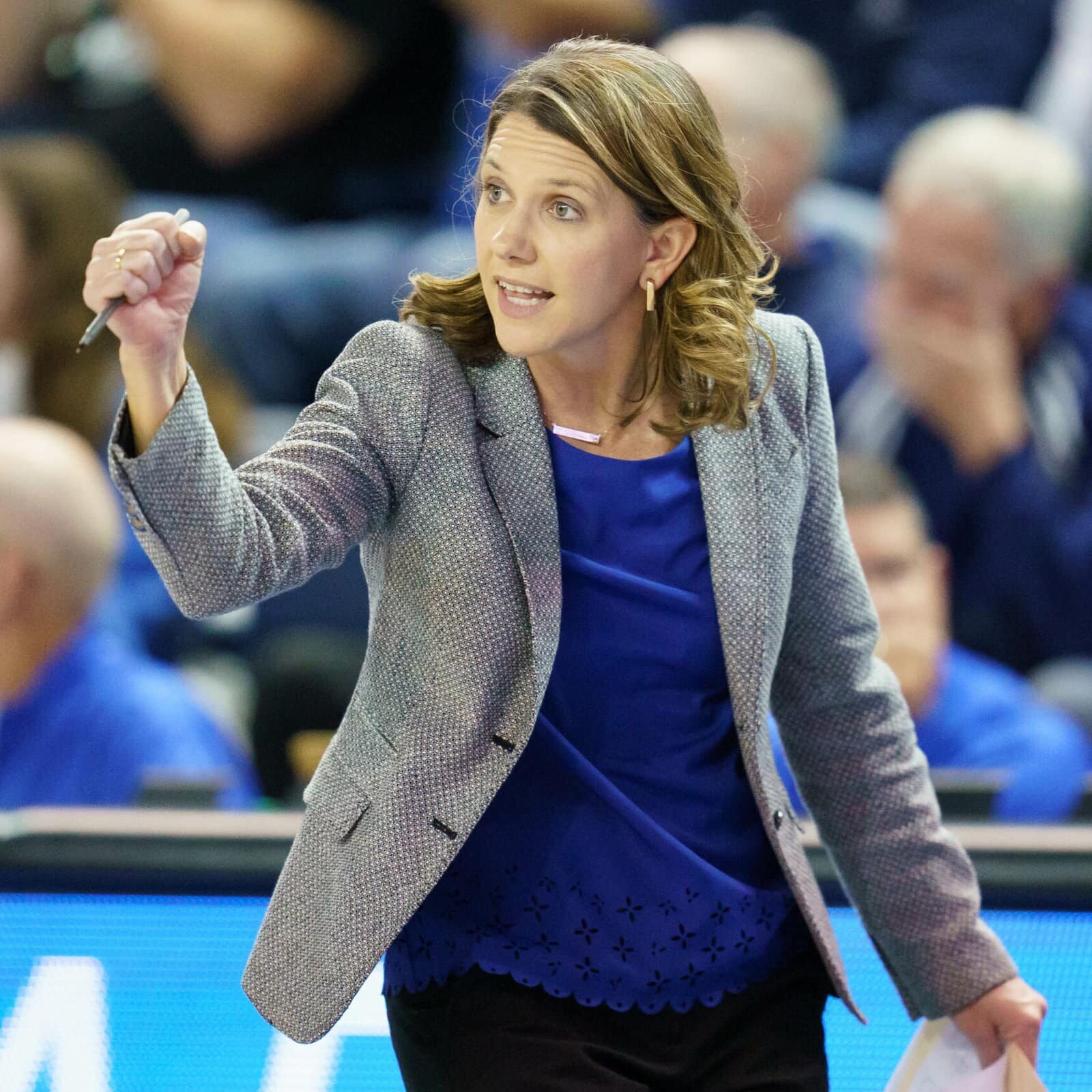 Kirsten Bernthal Booth Kirsten Bernthal Booth has been the women's volleyball coach at Creighton University since 2003.