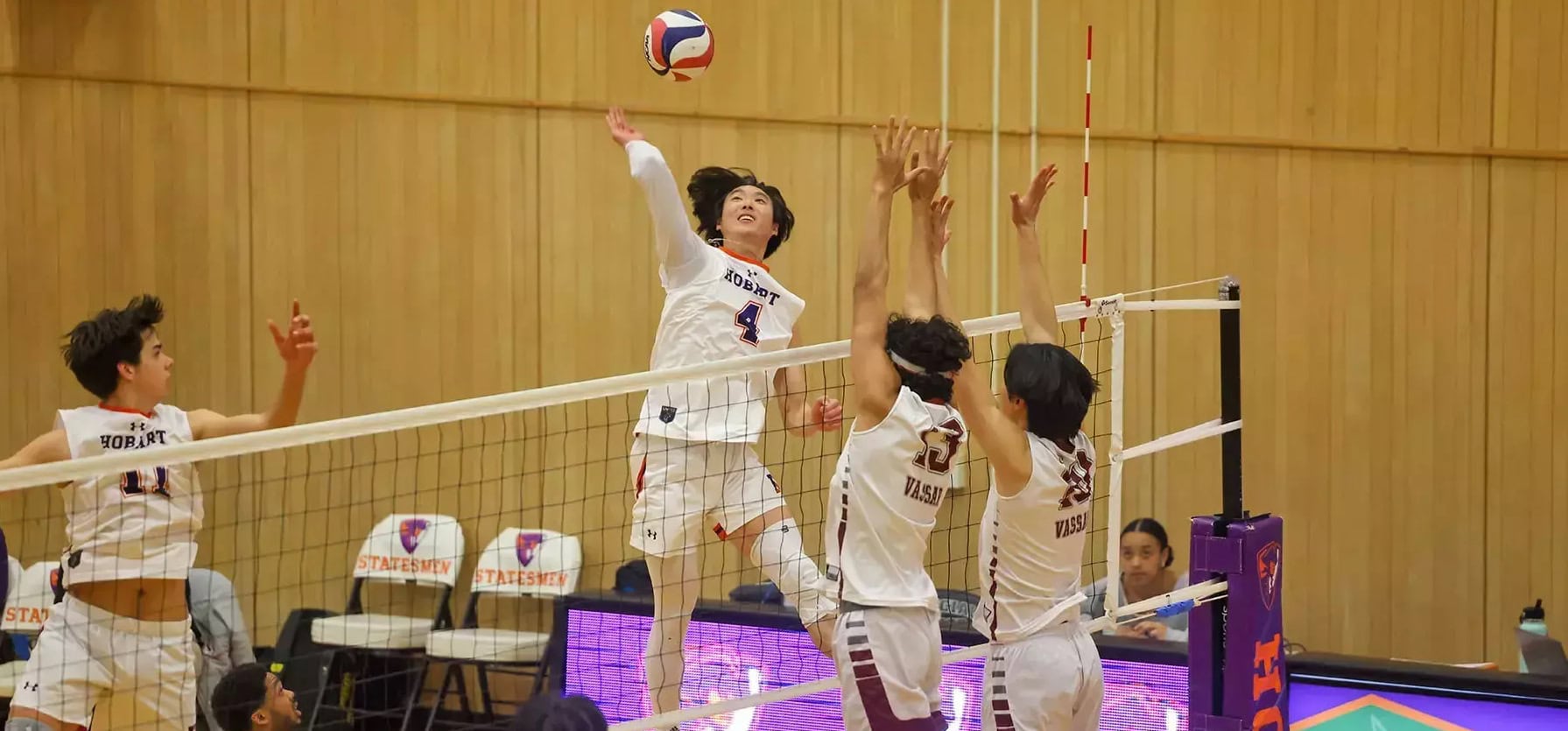 Andrew Kim of Hobart becomes the first-ever, five-time AVCA Division III Men's Volleyball All-American.