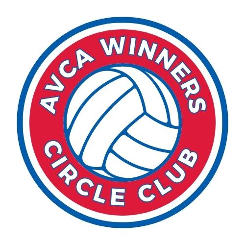 AVCA Winners Circle Club award logo.
